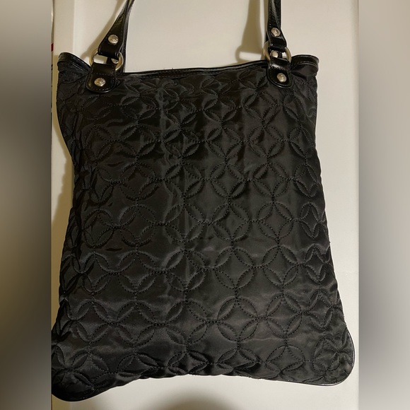 Vera Bradley Bags Rehab Vera Bradley Black Nylon Quilted Tote